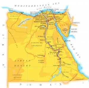 Map of Egypt